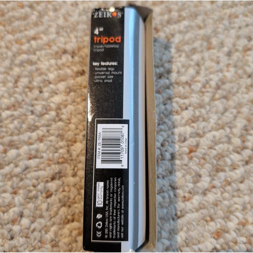 Zeikos Mini Tripod ZE-TR5A Flexible Camera Travel Tabletop 4
